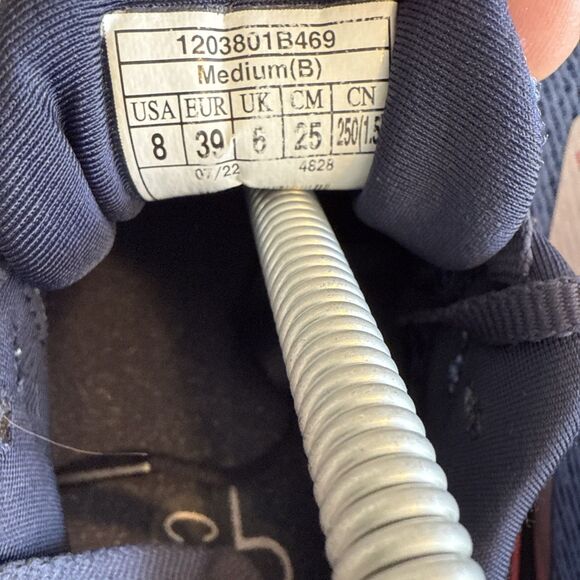 Brooks Ghost 15 Womens Size 8 Blue Pink Black Athletic Running Shoes Sneakers - Picture 8 of 11